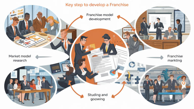 Quelles sont les étapes clés pour développer sa franchise?